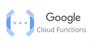 Fundo branco com a escrita "Google Cloud Functions"