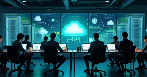 Reunião sobre infraestrutura de ti